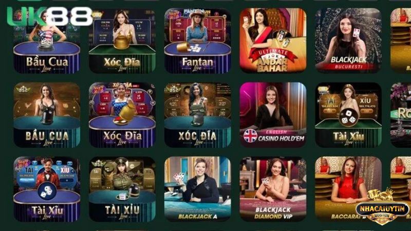 Top các trò chơi nổi bật tại nhà cái