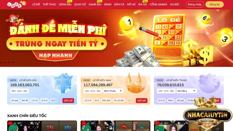Lode88 là nhà cái lô đề uy tín với tỷ lệ thưởng cao