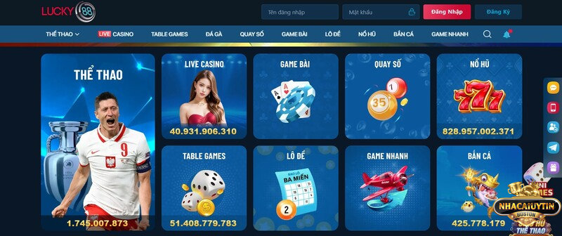Tỷ lệ trả thưởng cao, hấp dẫn tại Lucky88