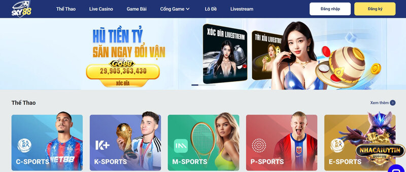 Đánh giá các ưu điểm vượt trội của nhà cái cá cược Sky88