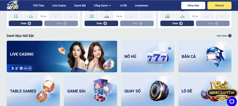 Những sản phẩm phải thử khi đến Sky88